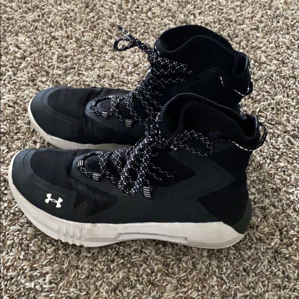 Under Armour high top volleyball shoes